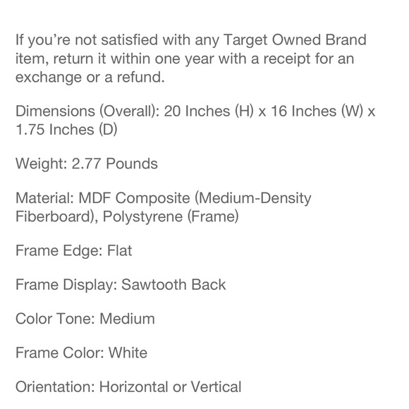 Project 62 NEW2pc large circles abstract framed wall art16x20 - Picture 5 of 7